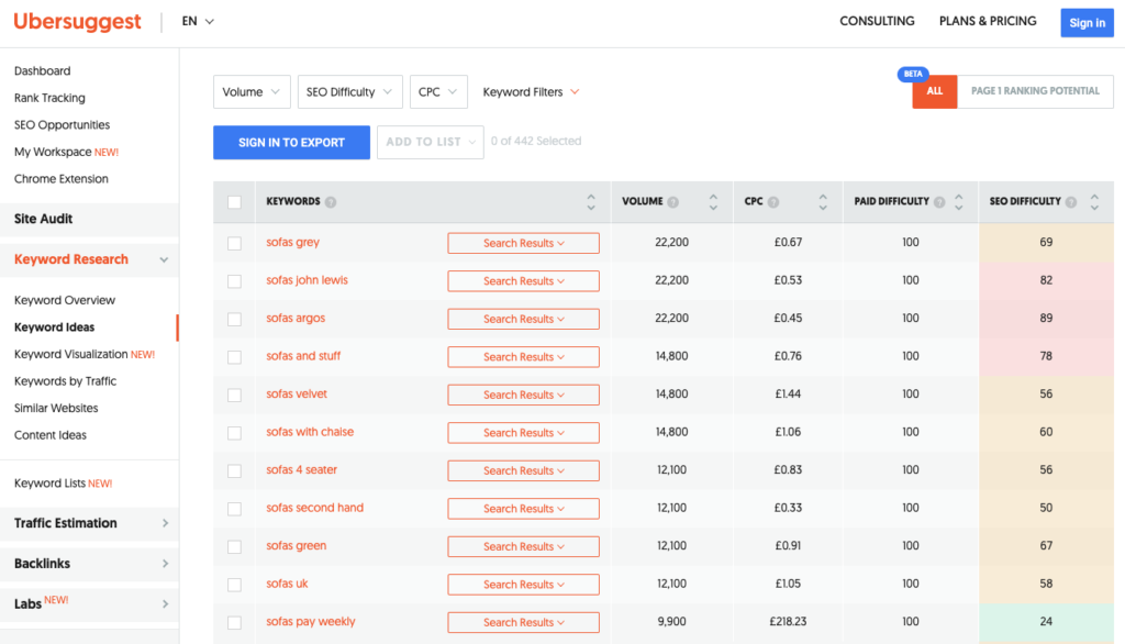keyword research to get more traffic to your website